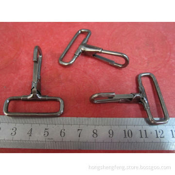 Manufacturer Supply 32mm Gunmetal Color Iron Wire Snap Hook
